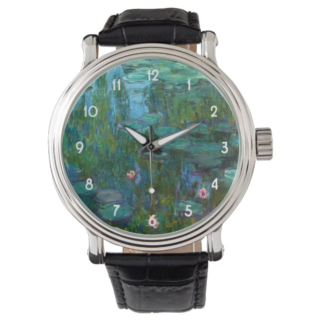 Claude Monets nymphéas Armbandsur (Framsida)