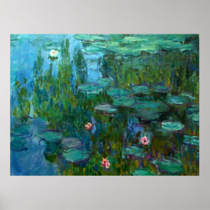 Claude Monets nymphéas Poster