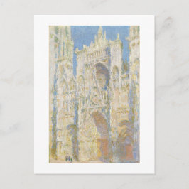 Claude Monets Rouen-katedralen, västra fasaden Vykort