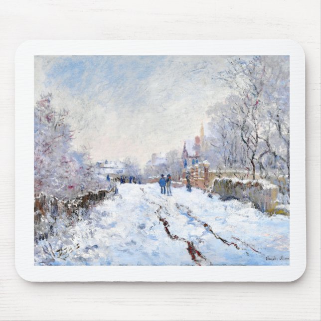 Claude Monets Snö i det argentinska landskapet Musmatta (Framsidan)