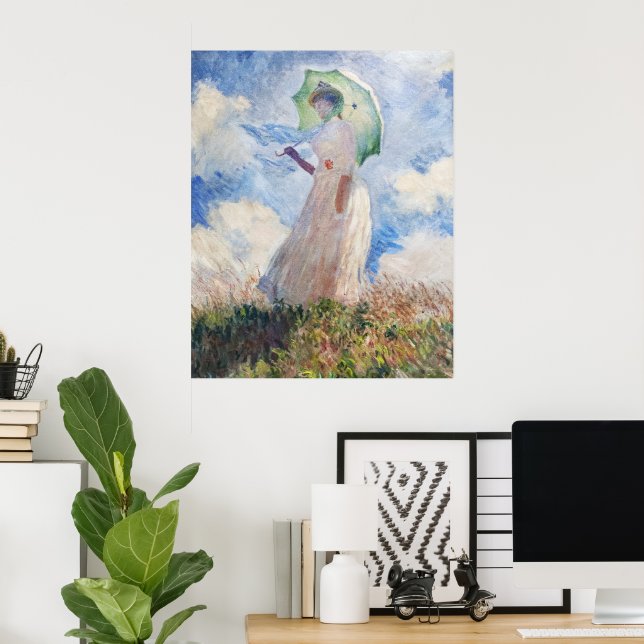 Claude Monets Suzanne Hoschedé (1886) Poster (Hemmakontoret)