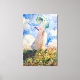Claude Monets Suzanne Hoschedé - Vintage Art Canvastryck