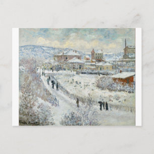 Claude Monets syn på Argentina i Snö Vykort