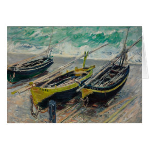 Claude Monets tre fiskebåtar OBS Kort