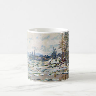 Claude Monets uppbrytning av isen Kaffemugg