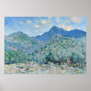 Claude Monets Valle Buona, nära Bordighera (1884) Poster