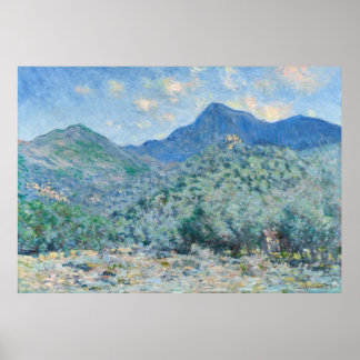 Claude Monets Valle Buona, nära Bordighera (1884) Poster