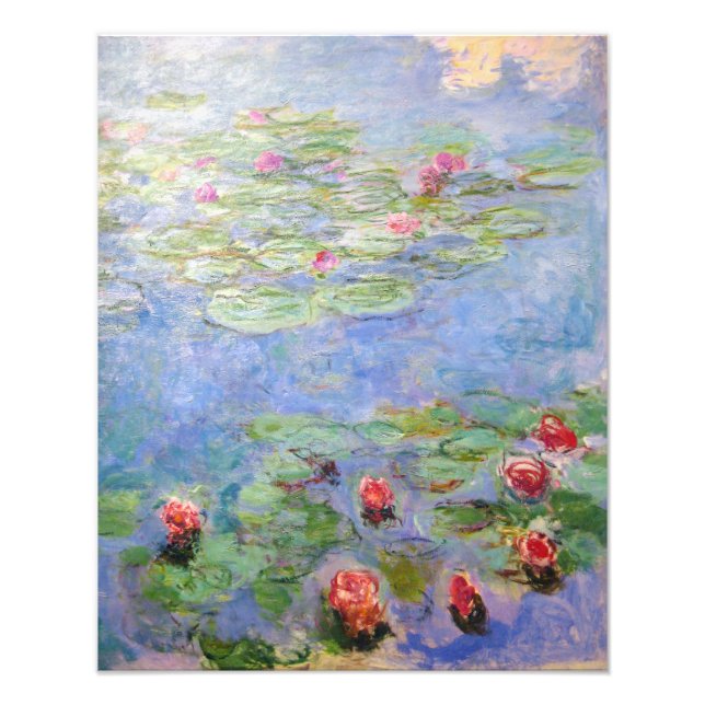Claude Monets Vatten Lilies Fototryck (Framsidan)