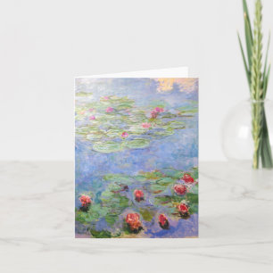 Claude Monets Vatten Lilies Kort