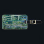 Claude Monets Vatten Lilies och japanska bron Bagagebricka<br><div class="desc">1899 Claude Monet (14 november 1840-5 december 1926) var en av grundarna av Franskens imponerande målning och den mest konsekventa och skickliga utövaren av rörelsens filosofi att uttrycka sina uppfattningar före naturen,  särskilt när det gäller plommonfärgning i luft (utomhusmålning).</div>