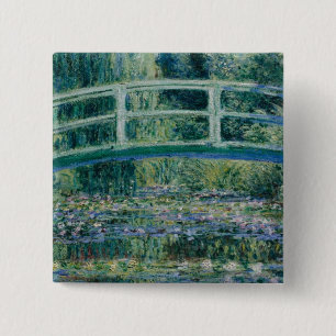 Claude Monets Vatten Lilies och japanska bron Knapp