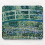 Claude Monets Vatten Lilies och japanska bron Musmatta<br><div class="desc">1899 Claude Monet (14 november 1840-5 december 1926) var en av grundarna av Franskens imponerande målning och den mest konsekventa och skickliga utövaren av rörelsens filosofi att uttrycka sina uppfattningar före naturen,  särskilt när det gäller plommonfärgning i luft (utomhusmålning).</div>