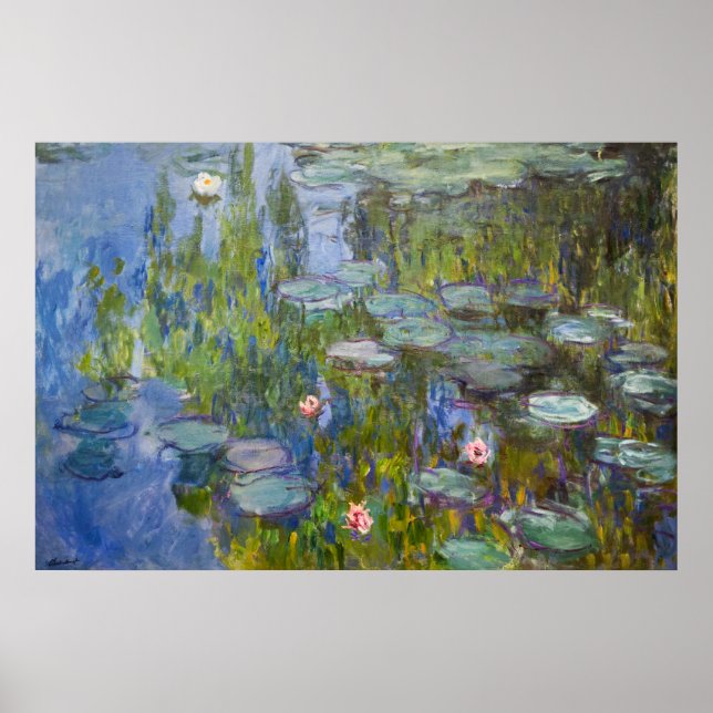 Claude Monet's Water Lilies (1915)  Poster (Framsidan)