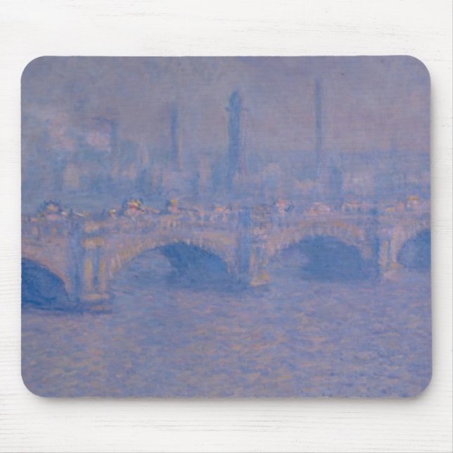 Claude Monets Waterloo Bridge Musmatta (Framsidan)