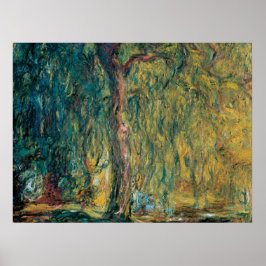 Claude Monets Weeping Willow Poster