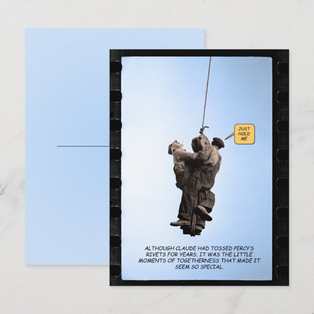 Claude & Percys intima ögonblick Vykort (Fram/baksida)