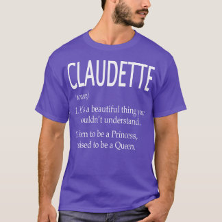 Claudette Namn Gift 153 T Shirt