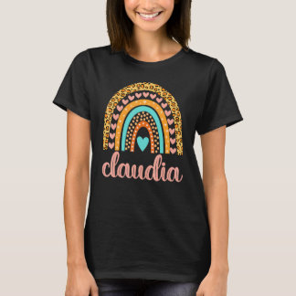 Claudia Claudia Namn Birthday T Shirt