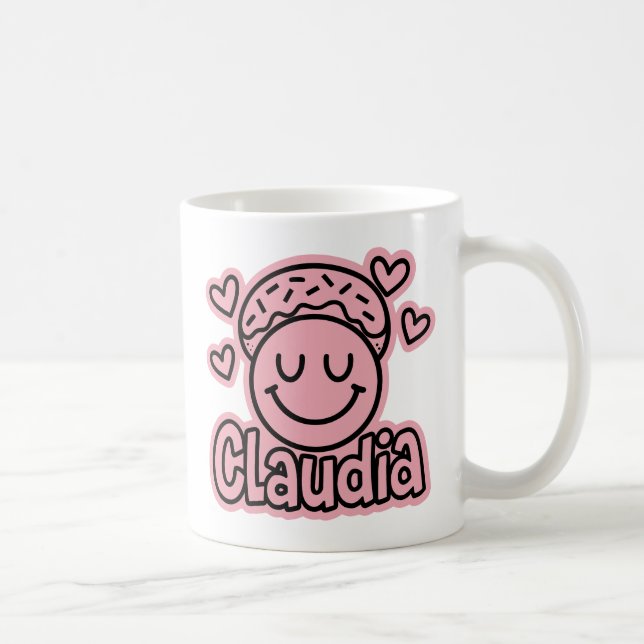 Claudia Doodle Emoji 1 Kaffemugg (Höger)