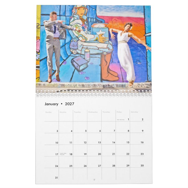 Claudia & Scotts bröllopkalender Kalender (Jan 2027)