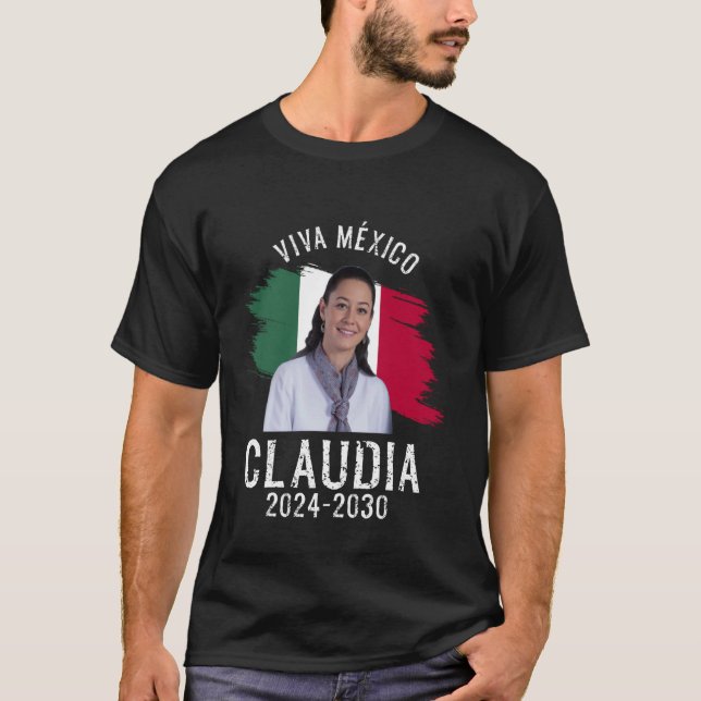 Claudia Sheinbaum Pardo Mexikansk president T Shirt (Framsida)