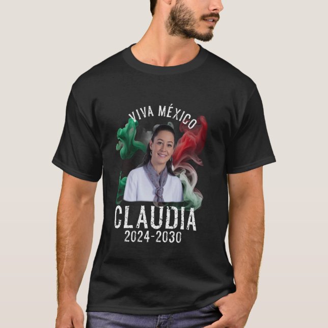 Claudia Sheinbaum Pardo Mexikansk president T Shirt (Framsida)
