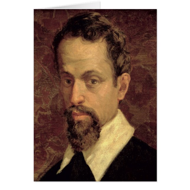 Claudio Monteverdi Hälsningskort (Framsidan)