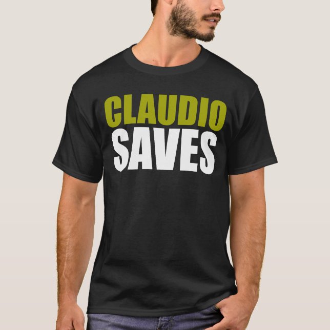 Claudio sparar t shirt (Framsida)