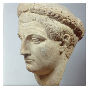 Claudius marmorhuvud, ANNONS 41-54 Kakelplatta