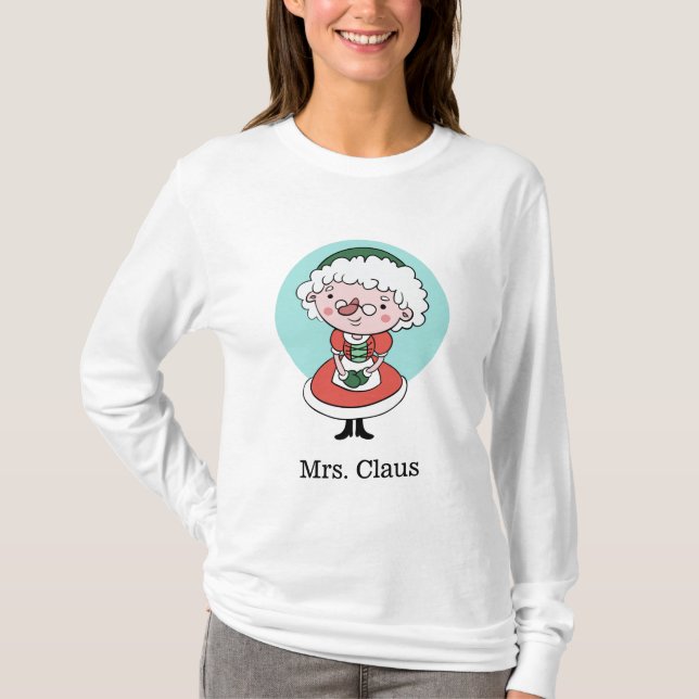 Claus anpassningsbar text shirts & jacka tröja (Framsida)