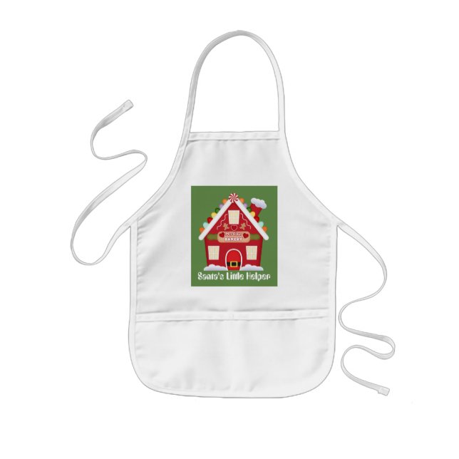 Claus Bakery Santa's lilla hjälparapron Barnförkläde (Framsidan)