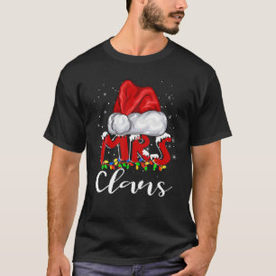 Claus Costume for Women jul Pajama Coupl T Shirt