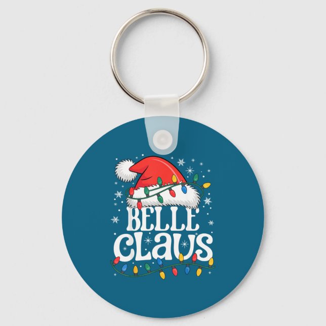 Claus Funny Xmas Christmas Grandma Holiday Style  Nyckelring (Framsida)