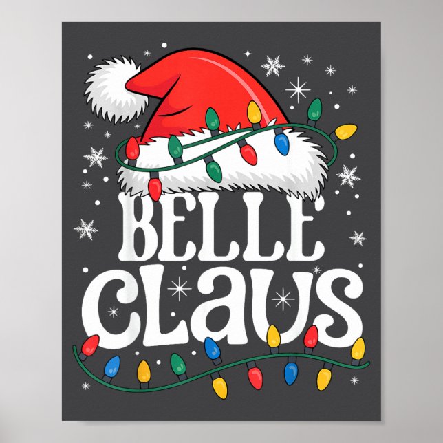 Claus Funny Xmas Christmas Grandma Holiday Style  Poster (Framsidan)