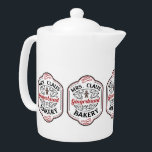 Claus Gingerbröd Bakery jul<br><div class="desc">Claus Gingertea Bakery-tekannan</div>