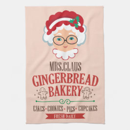 Claus Gingerbröd Bakery jul Kökshandduk