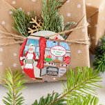 Claus Gingertea Cookies Baked with Kärlek Gåvor Etiketter<br><div class="desc">Denna härliga scen av kakor från fru Claus och Jultomten tillsammans ger en charmerande beröring till vår märkre för helgdag,  perfekt för att lägga till dina vilseledande bageribehandlingar.</div>