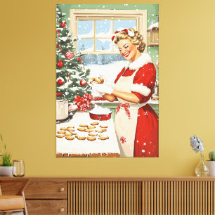 Claus Helgdag Baking Delight Canvastryck