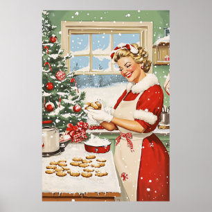 Claus Helgdag Baking Delight Poster