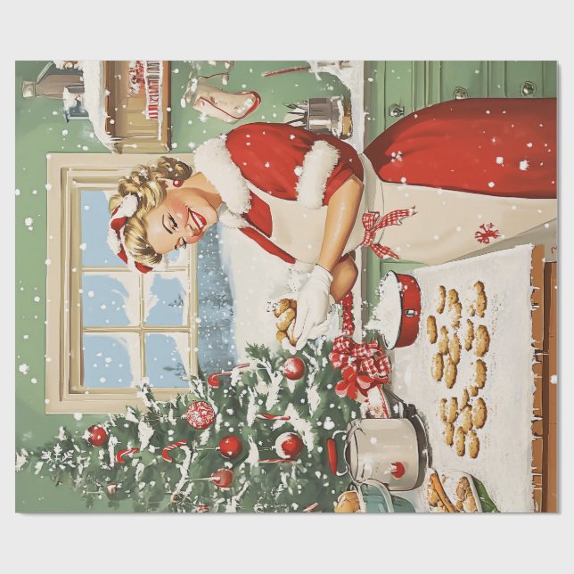 Claus Helgdag Baking Delight Presentpapper (Platt)