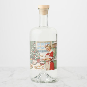 Claus Helgdag Baking Delight Spritflaskor Etikett