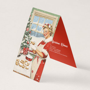 Claus Helgdag Baking Delight Visitkort