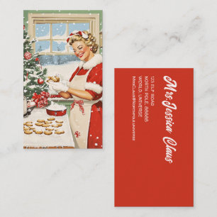 Claus Helgdag Baking Delight Visitkort