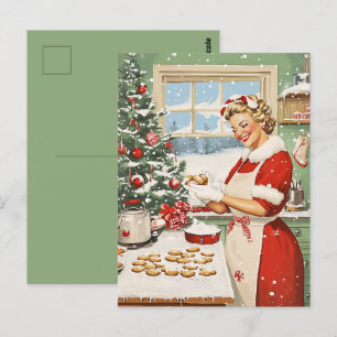 Claus Helgdag Baking Delight Vykort