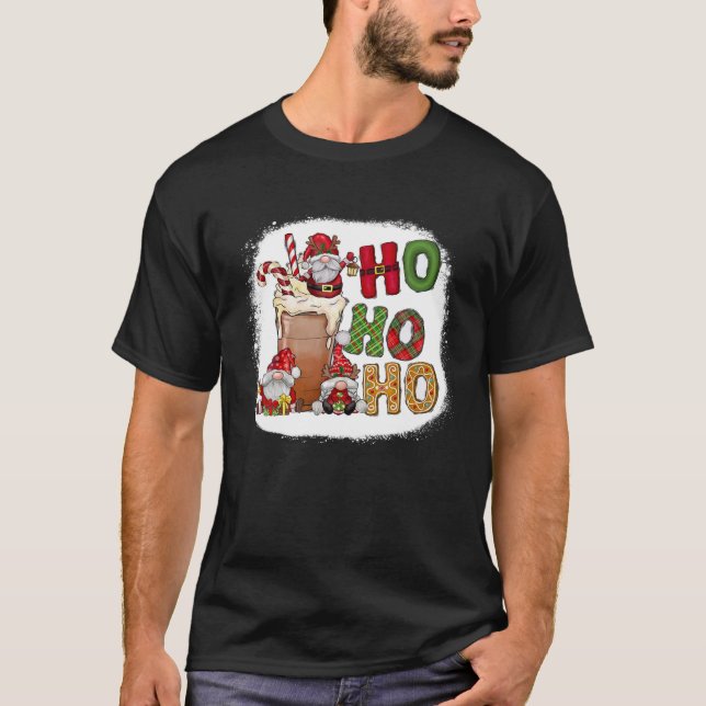 Claus jul Ho ho ho T Shirt (Framsida)