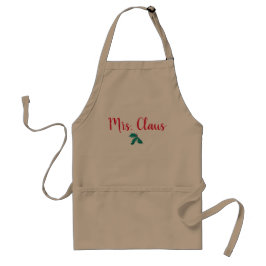 Claus jul Holly Apron Förkläde
