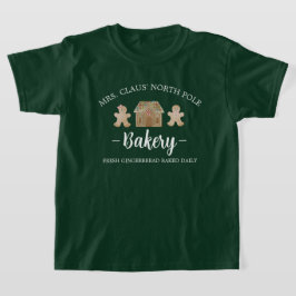Claus North Pole Gingertea Bakery jul T Shirt