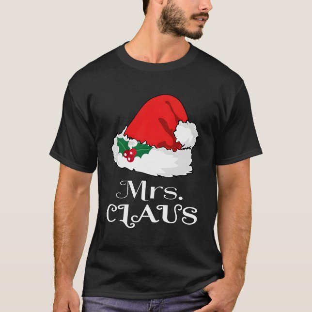 Claus Pajama Santa X-Mas T Shirt (Framsida)
