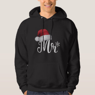 Claus Par Matching jul Pajamas Santa Hoodie