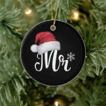 Claus Par Matching jul Pajamas Santa Julgransprydnad Keramik<br><div class="desc">Claus Par Matching jul Pajamas Santa</div>